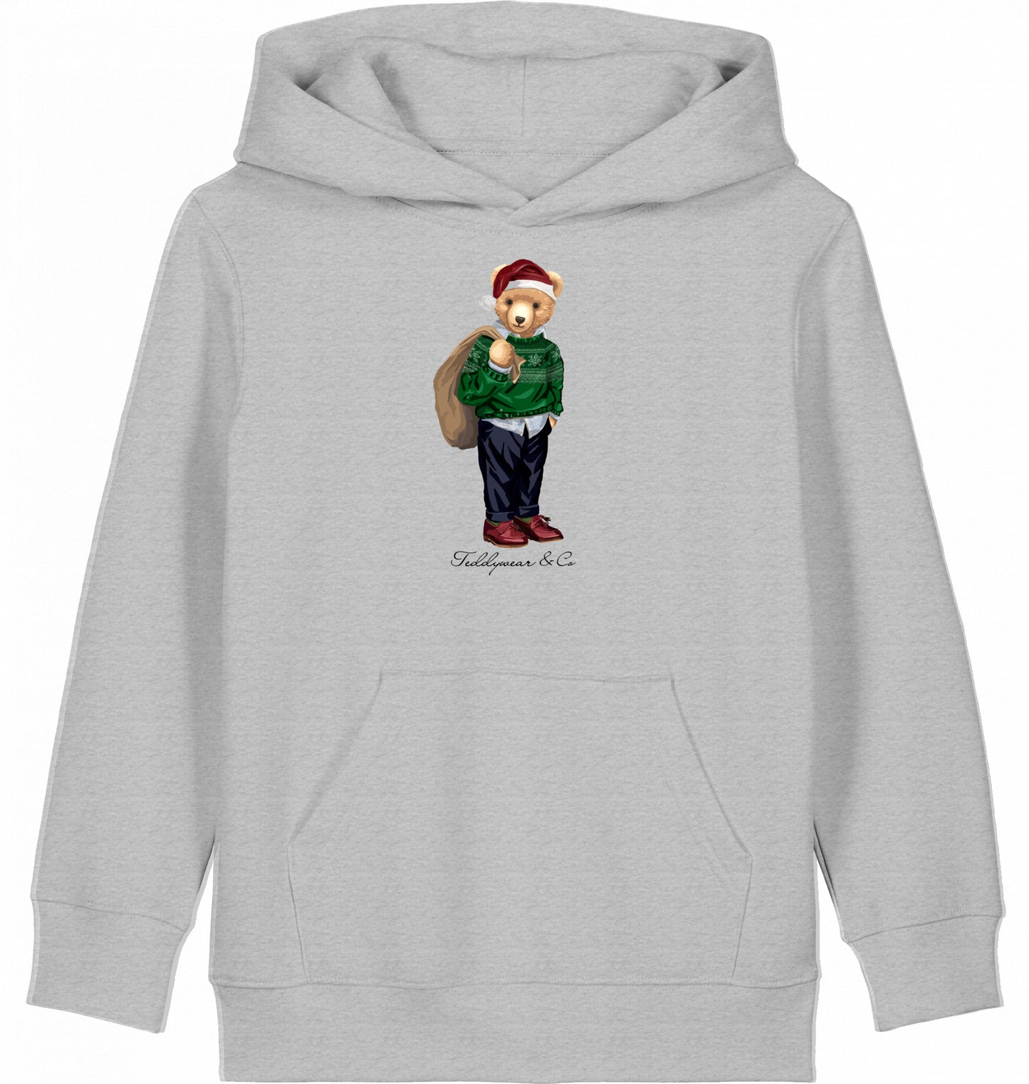 The Santa Bear - Organic Kids Hoodie