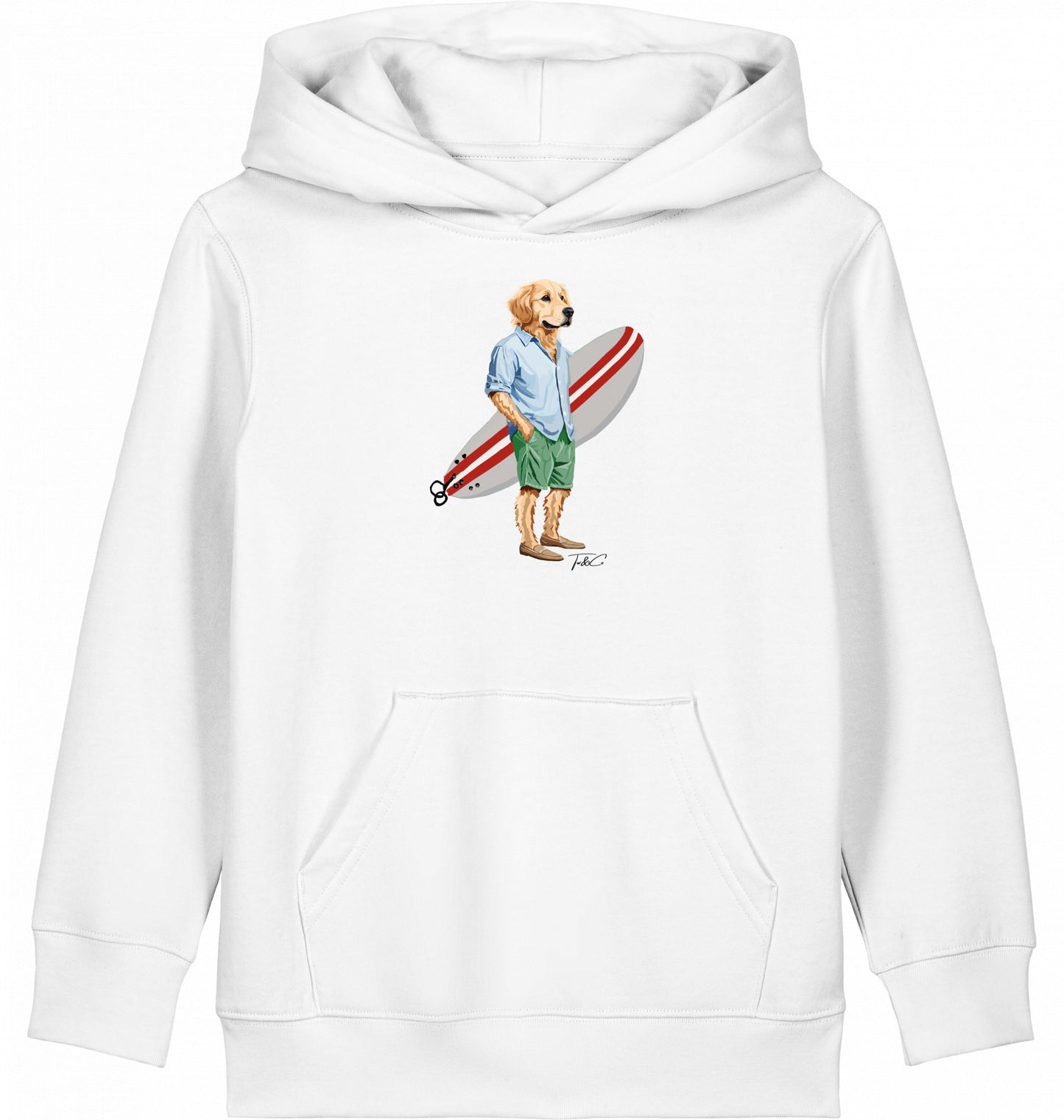 The Surfer - Kids Organic Hoodie