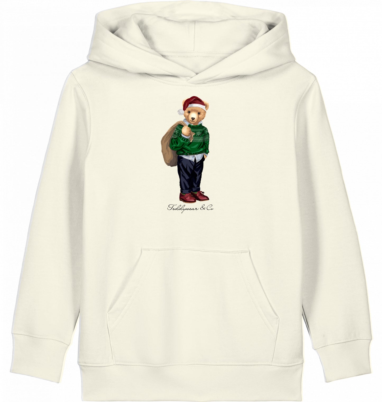 The Santa Bear - Organic Kids Hoodie