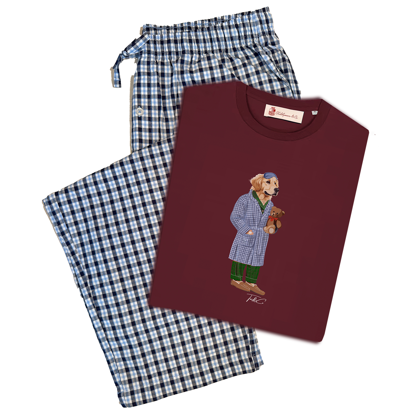The Sleepwalker - Pyjama Set - Golden Retriever