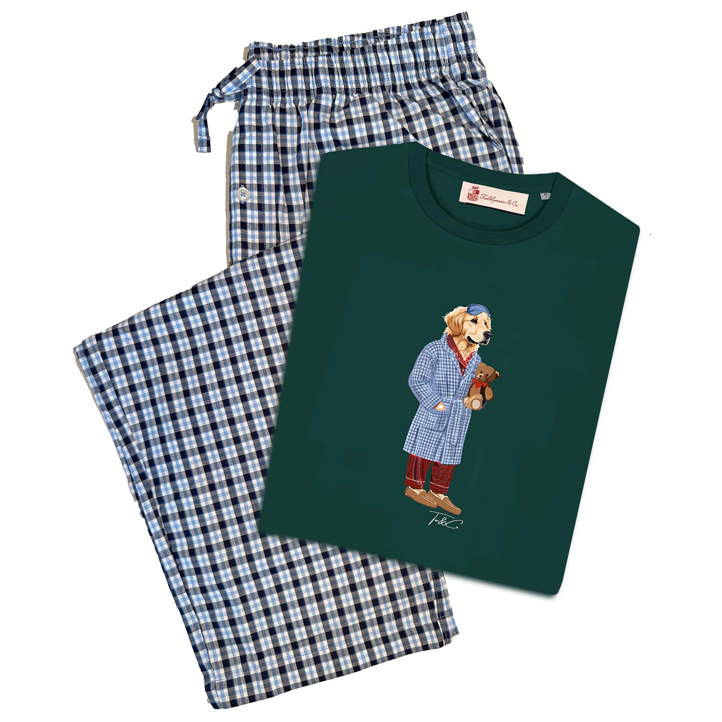 The Sleepwalker - Pyjama Set - Golden Retriever