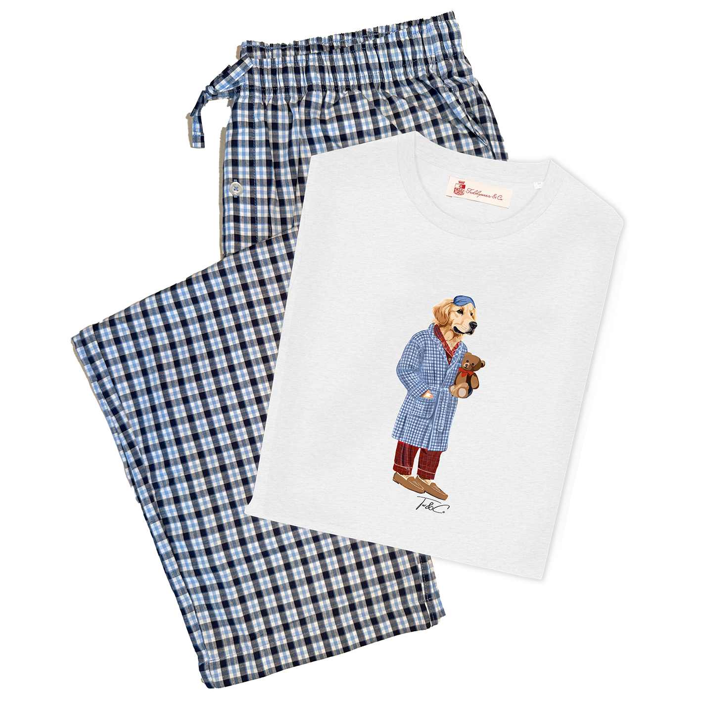 The Sleepwalker - Pyjama Set - Golden Retriever