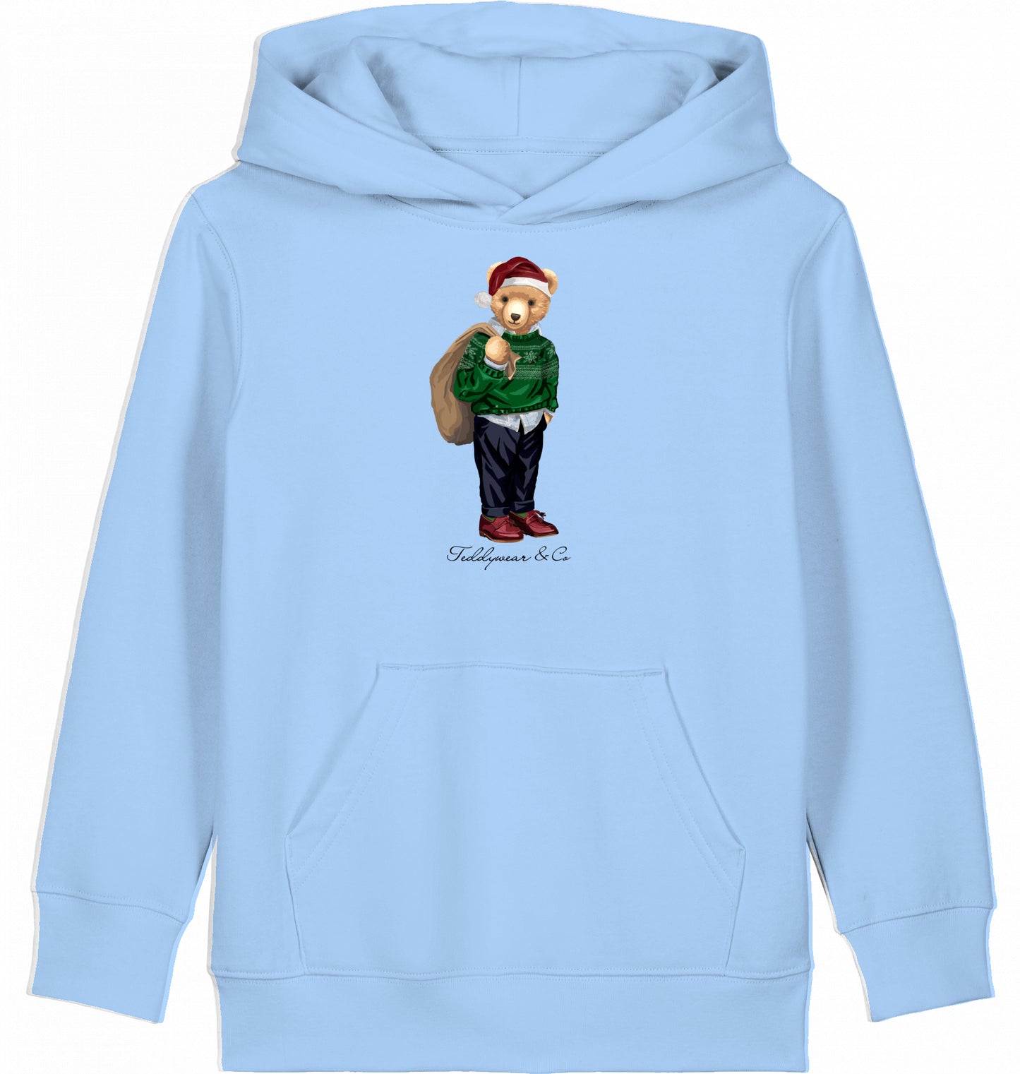 The Santa Bear - Organic Kids Hoodie