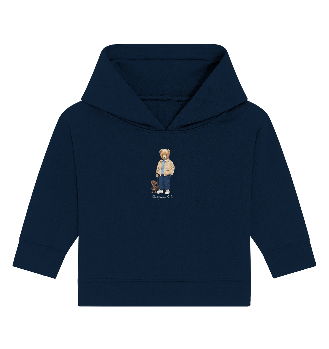 The Dog Walker - Baby Organic Hoodie - Teddywear & Co
