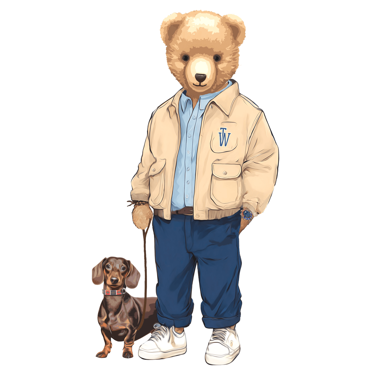 The Dog Walker - Teddywear & Co