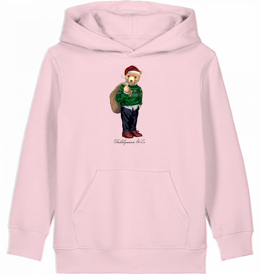 The Santa Bear  - Organic Kids Hoodie