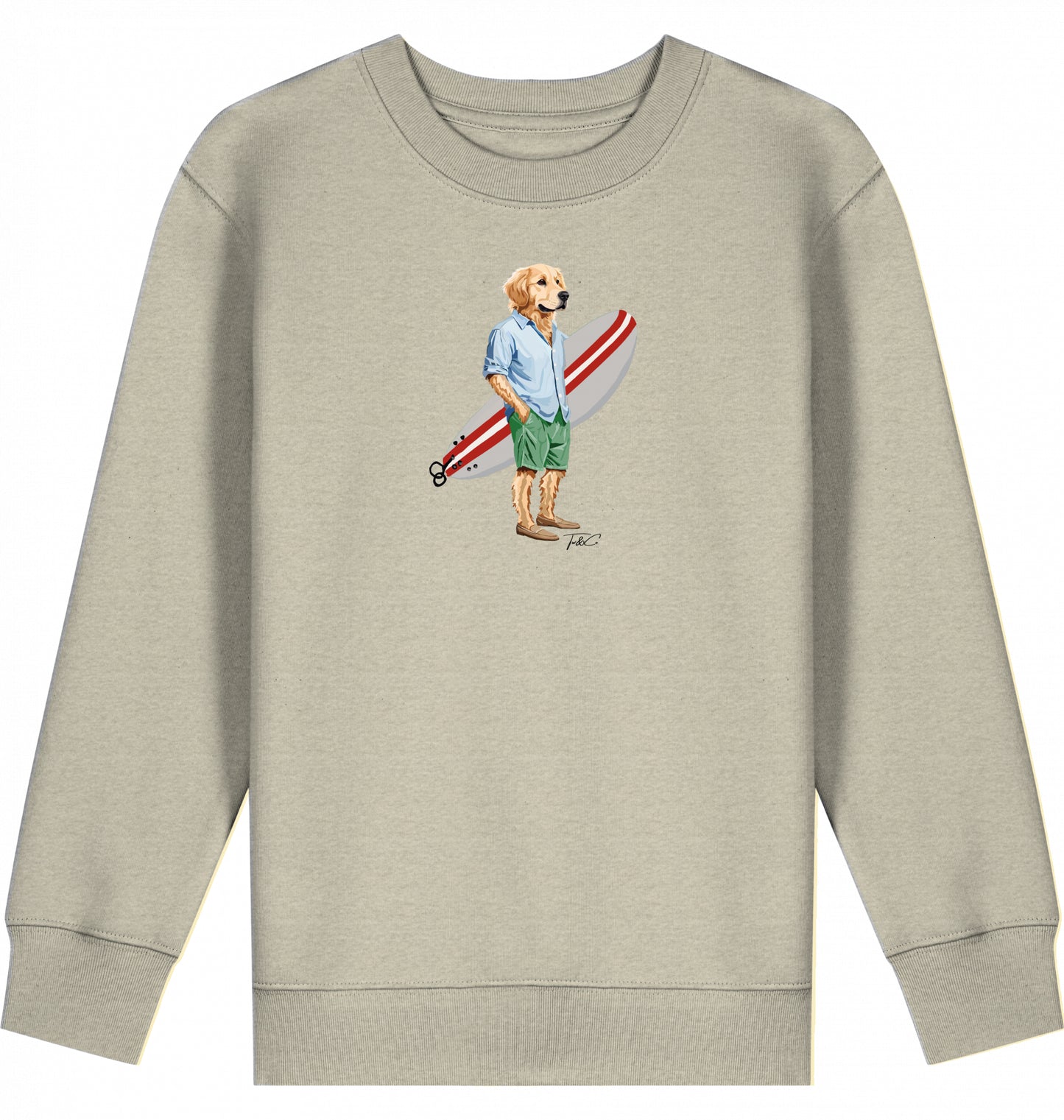 The Surfer - Organic Kids Sweatshirt