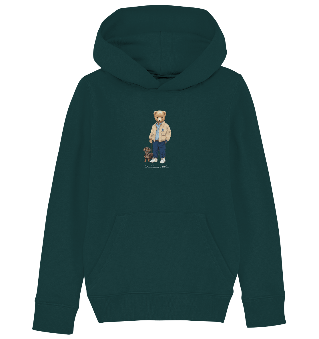 The Dog Walker - Kids Organic Hoodie - Teddywear & Co